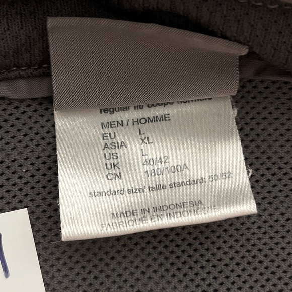 Jack Wolfskin Button Longsleeve Shirt Mens Large Outdoors Fishing Hiking UV - Picture 3 of 9